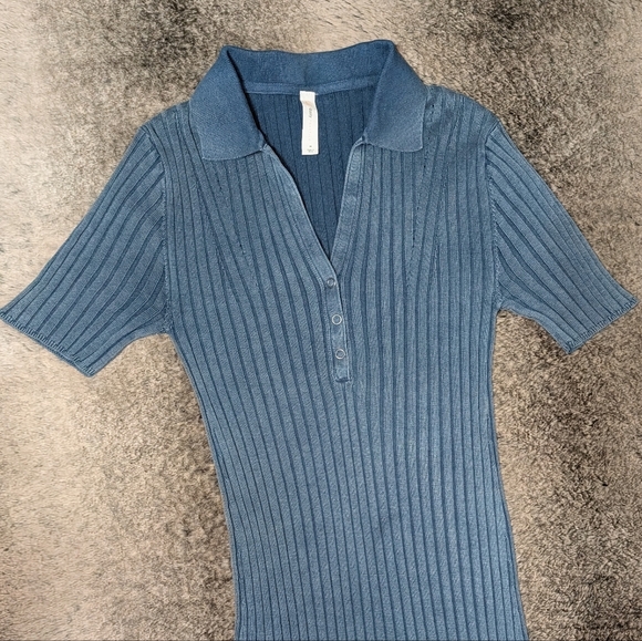 Daily Practice Knit Morris Sweater Midi Dress Blue Women's Medium - Picture 8 of 12